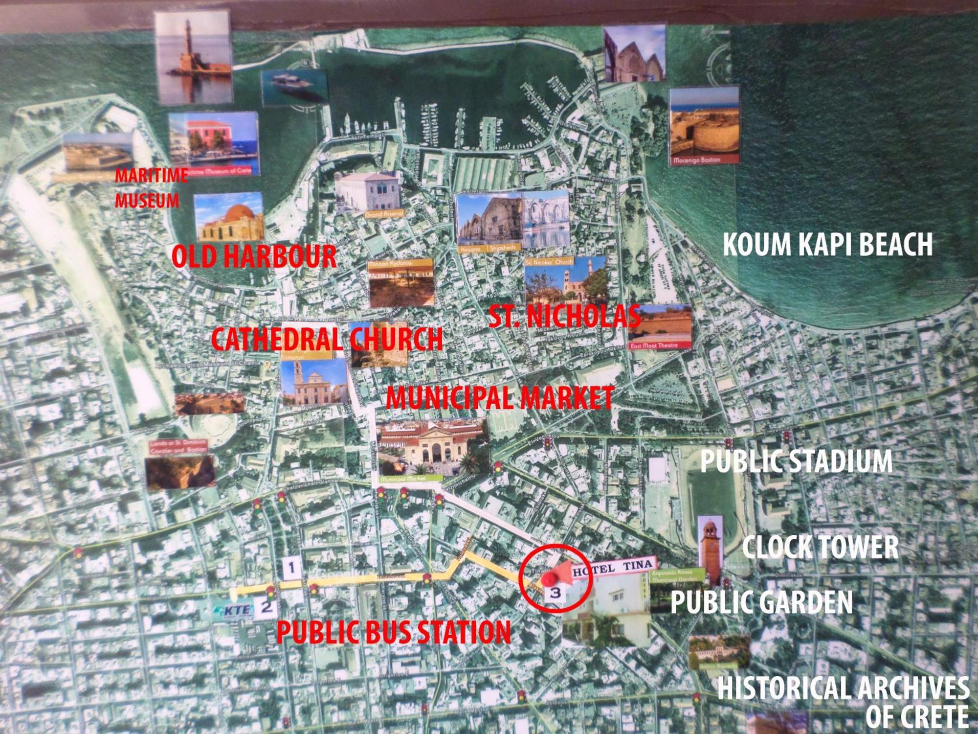 Tina Hotel Chania  Luaran gambar